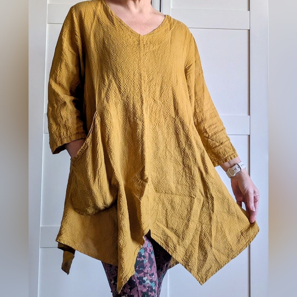 Niche Mustard Yellow Women's Top
